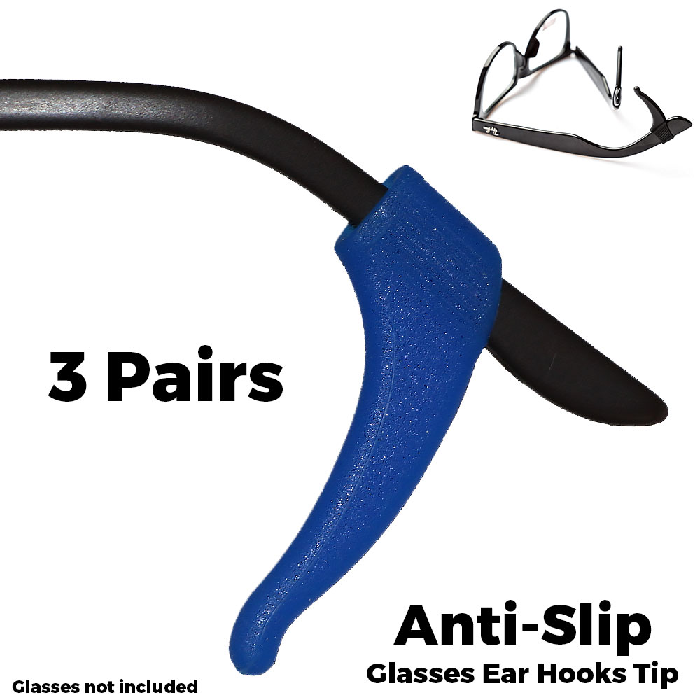 Glasses Ear Hooks - Blue