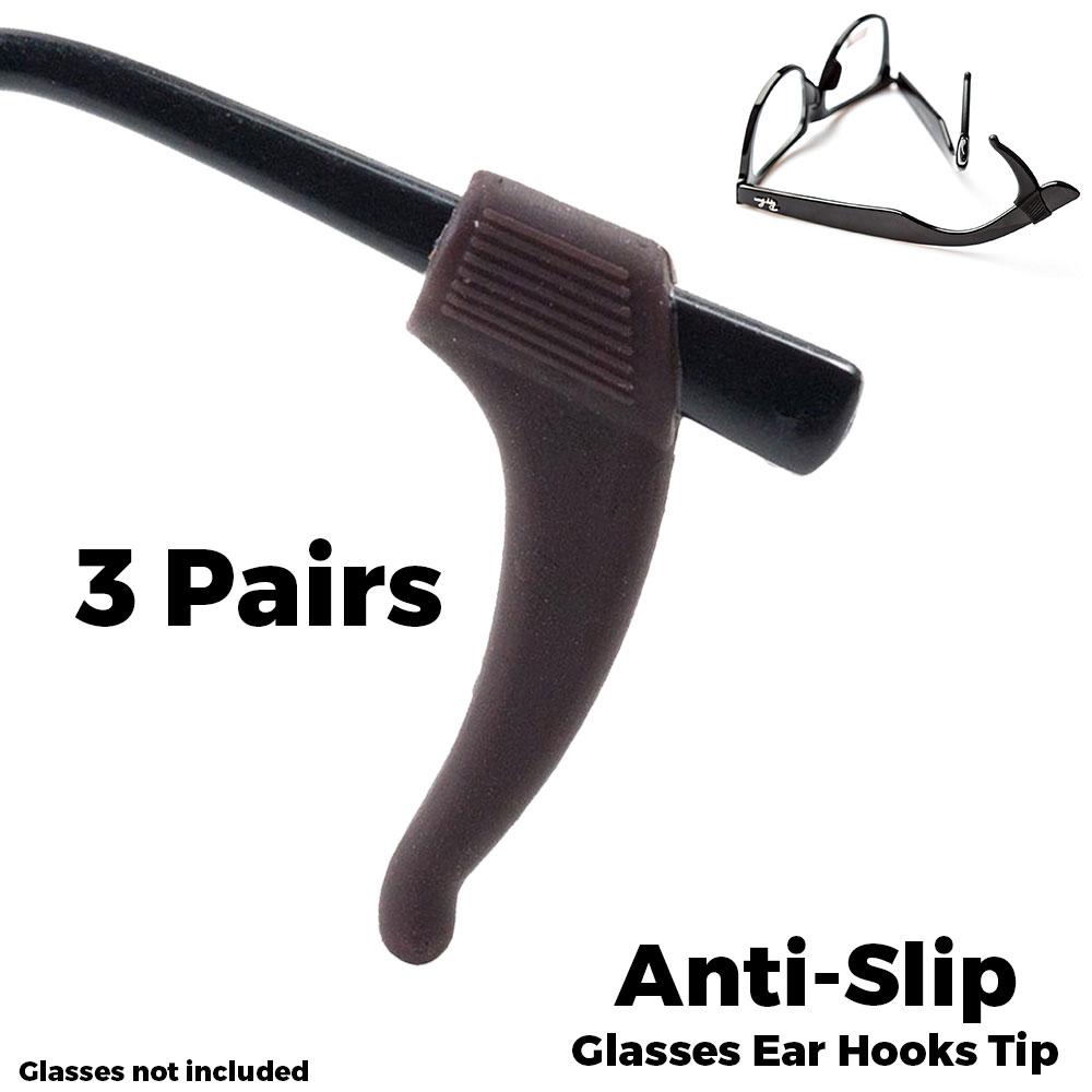 Glasses Ear Hooks - Brown
