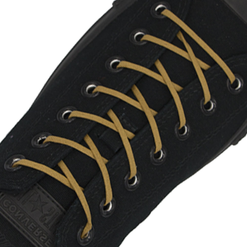 Light Brown Wax Shoelace Flat - 3mm