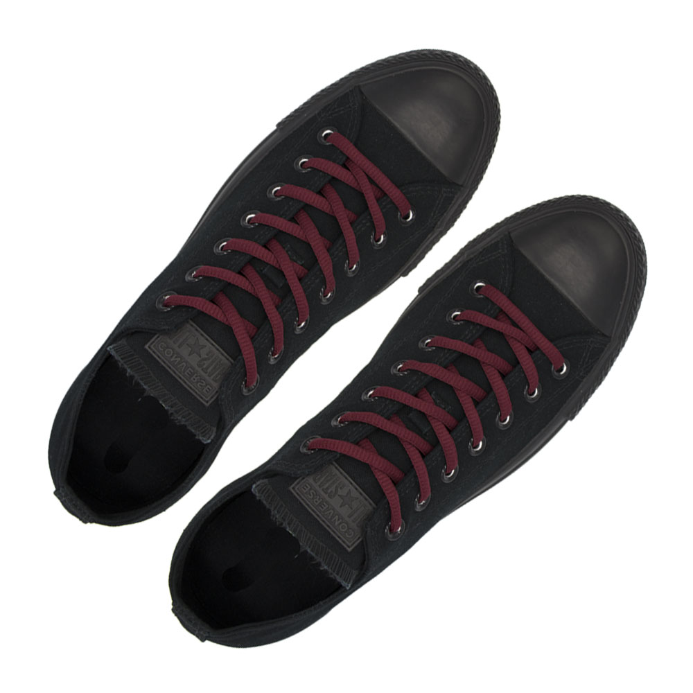Oval Diameter Ø4mm | Dark Red | Length 100cm | Sports Shoelace