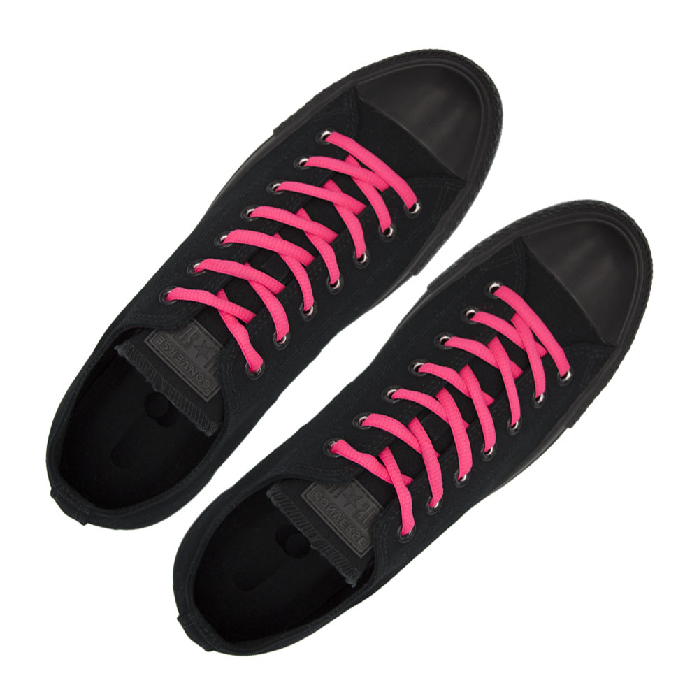 Oval Diameter Ø4mm | Neon Pink | Length 100cm | Sports Shoelace