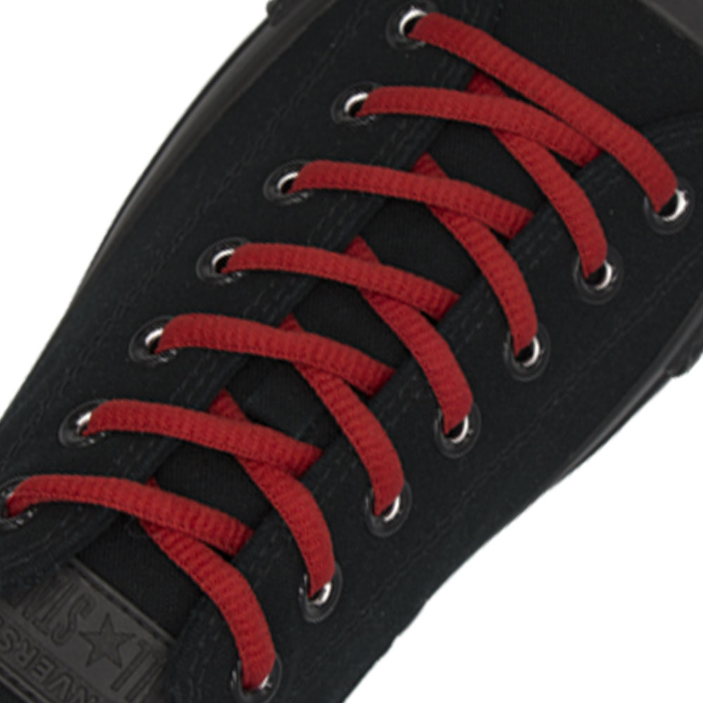 Oval Diameter Ø4mm | Red | Sports Shoelace