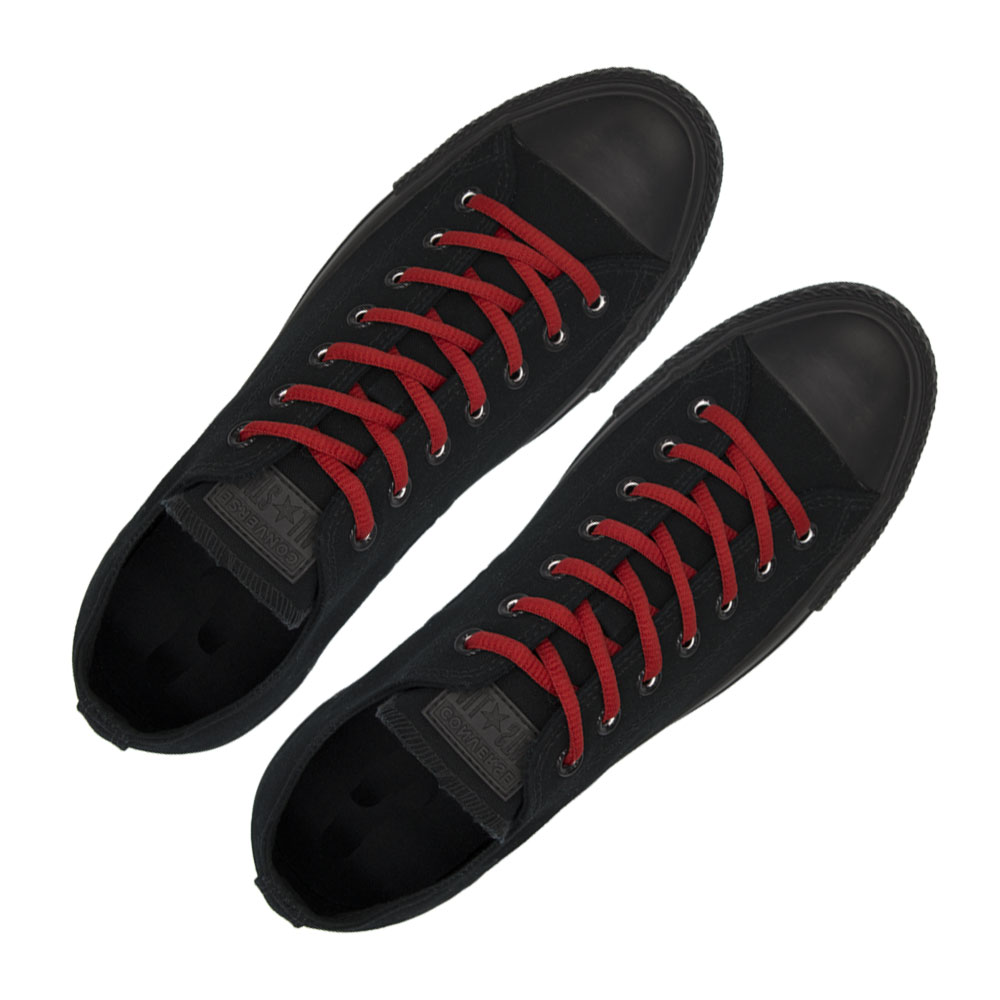 Oval Diameter Ø4mm | Red | Length 100cm | Sports Shoelace