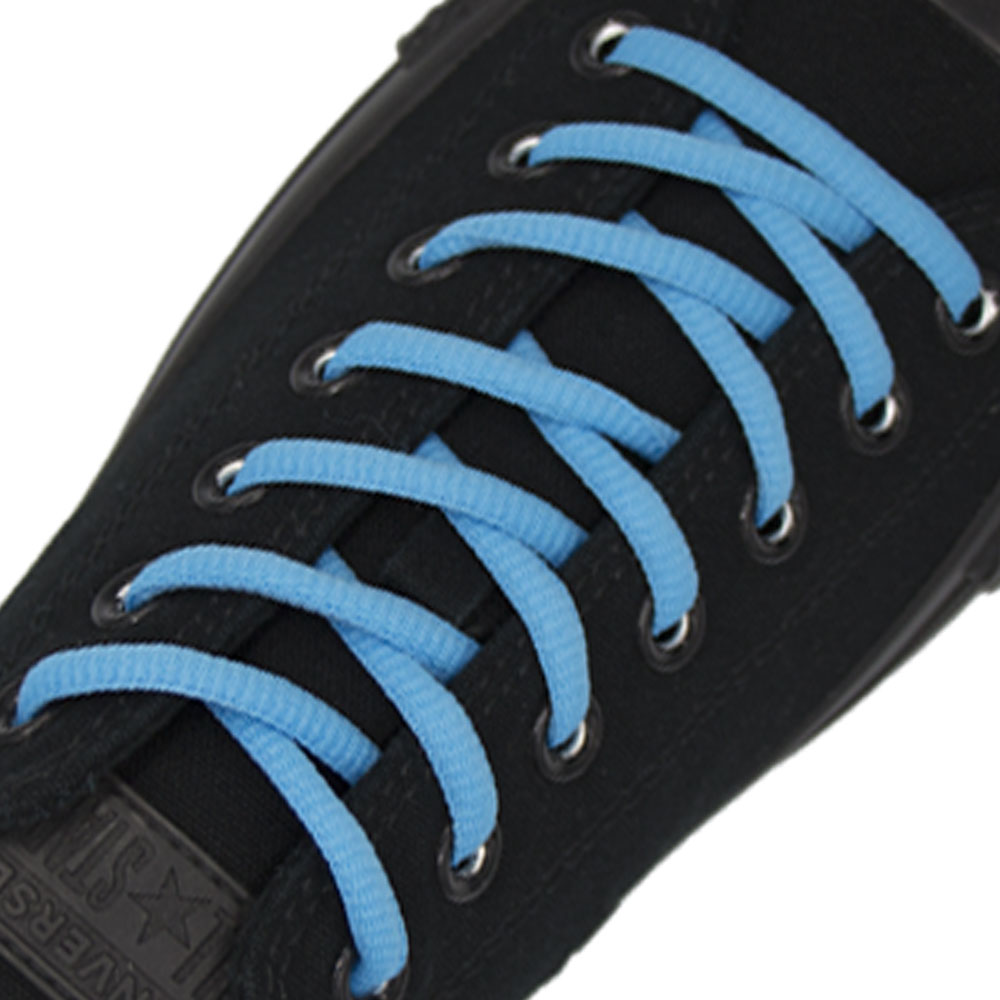 Oval Diameter Ø4mm | Sky Blue | Sports Shoelace