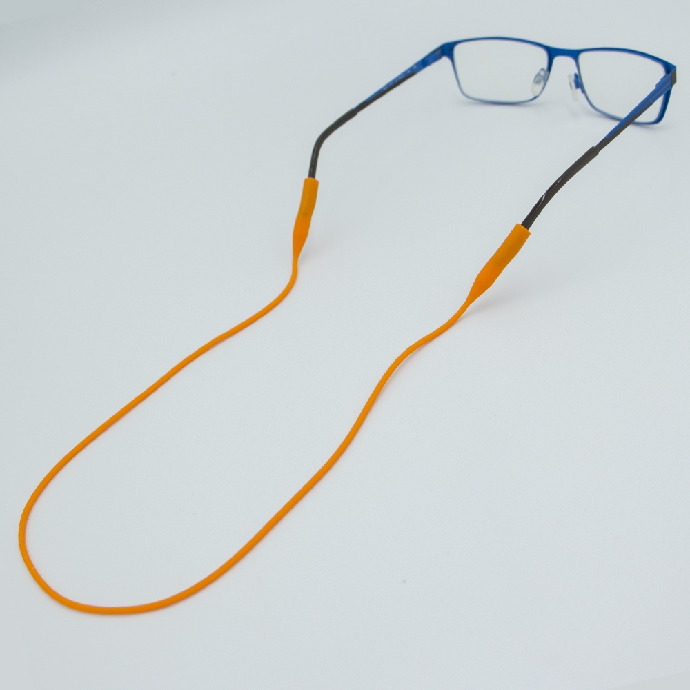Silicone Glasses Strap Chain Lanyard - Orange