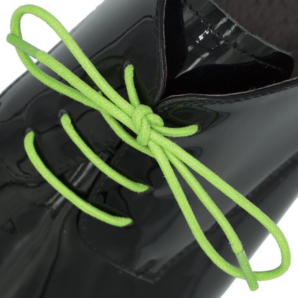 Light Green Wax Shoelace - Round 3mm